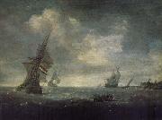 PORCELLIS, Jan Ships on the Heavy Seas oil painting picture wholesale